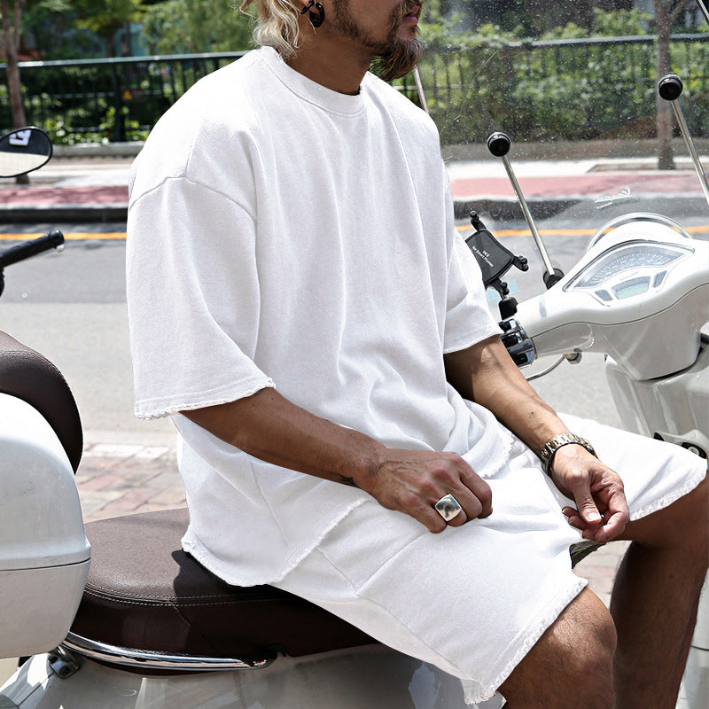 ITALO – Completo Uomo T-Shirt e Shorts in Cotone