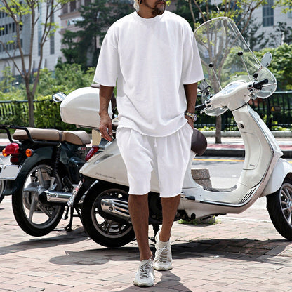 ITALO – Completo Uomo T-Shirt e Shorts in Cotone