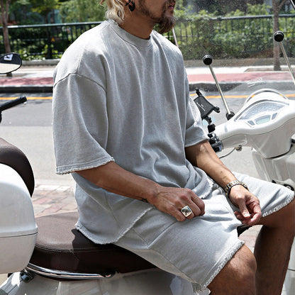 ITALO – Completo Uomo T-Shirt e Shorts in Cotone