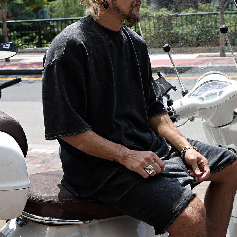 ITALO – Completo Uomo T-Shirt e Shorts in Cotone