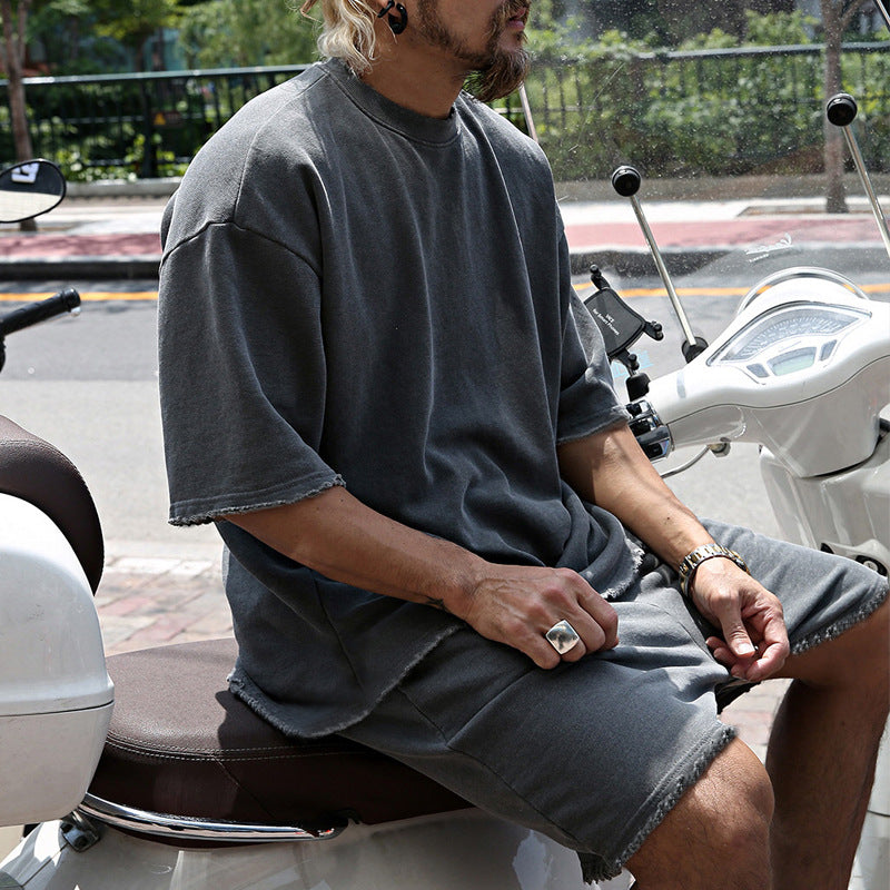 ITALO – Completo Uomo T-Shirt e Shorts in Cotone