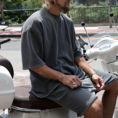 ITALO – Completo Uomo T-Shirt e Shorts in Cotone