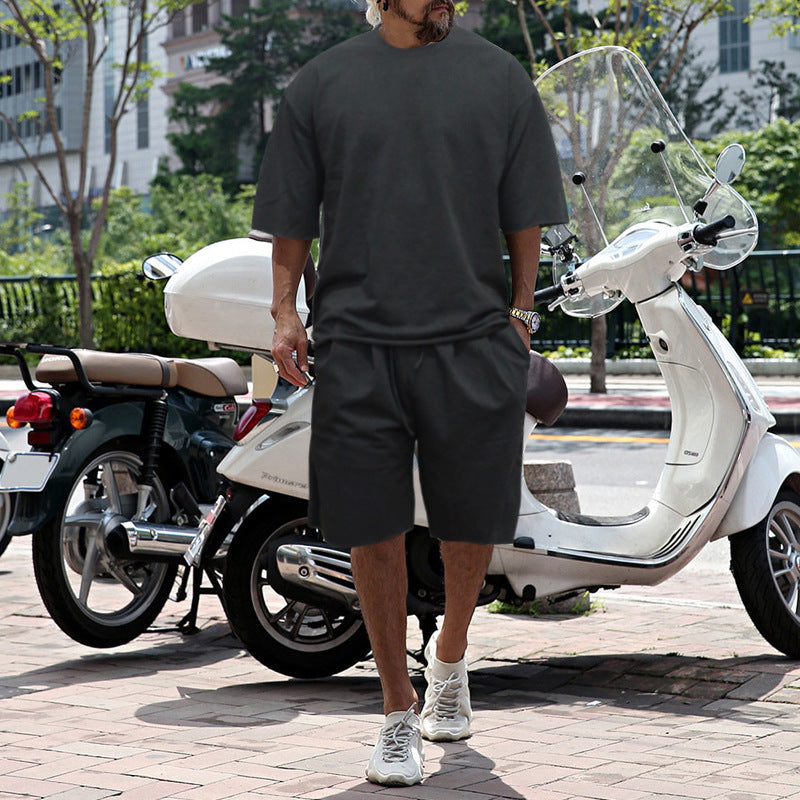 ITALO – Completo Uomo T-Shirt e Shorts in Cotone