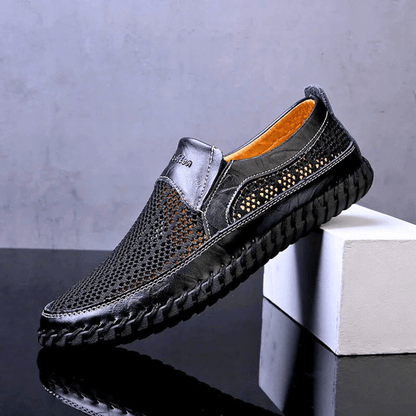 BALDO – Mocassino Uomo in Mesh e Pelle