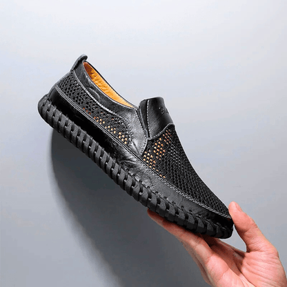 BALDO – Mocassino Uomo in Mesh e Pelle