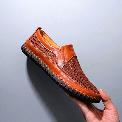 BALDO – Mocassino Uomo in Mesh e Pelle