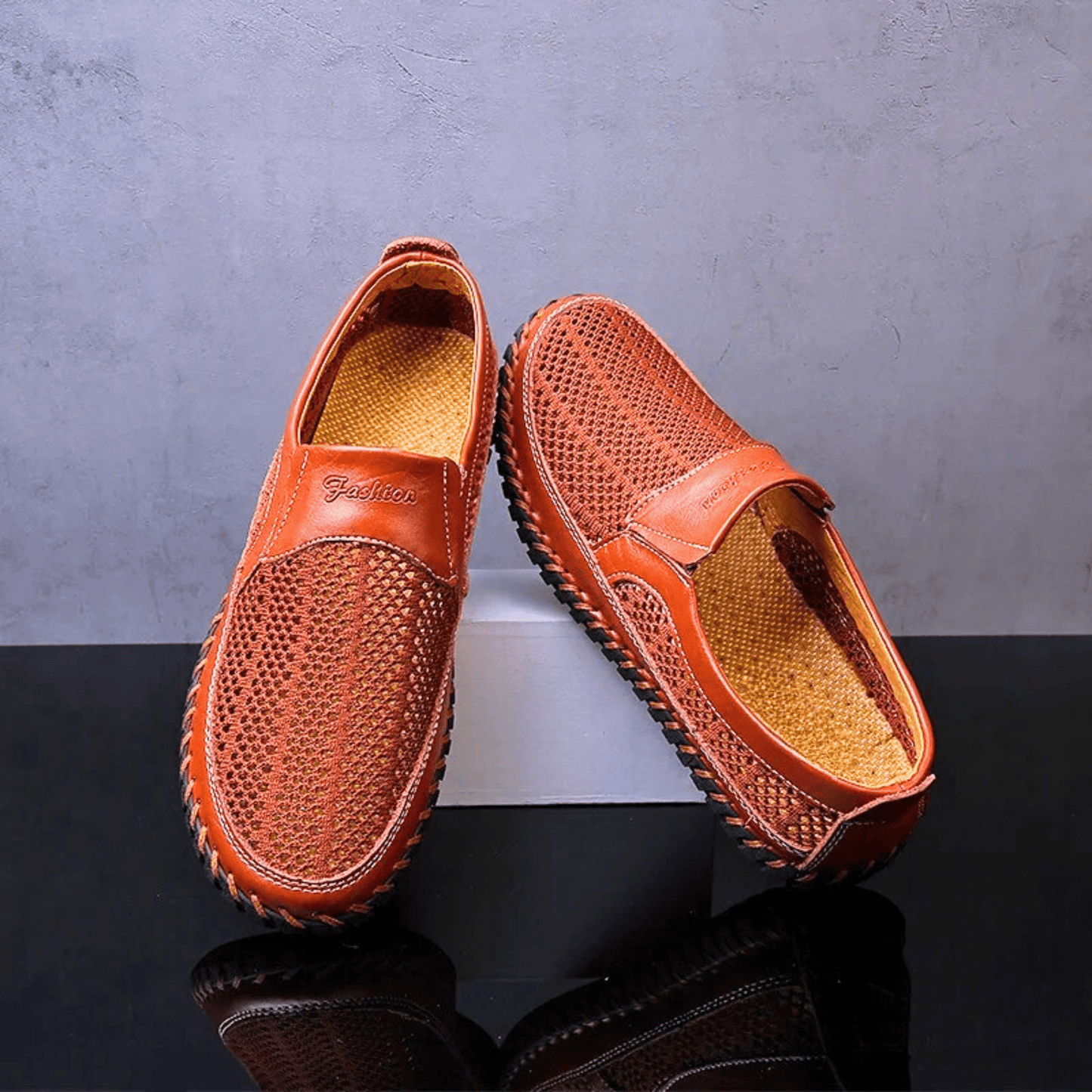 BALDO – Mocassino Uomo in Mesh e Pelle
