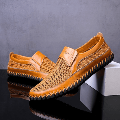 BALDO – Mocassino Uomo in Mesh e Pelle